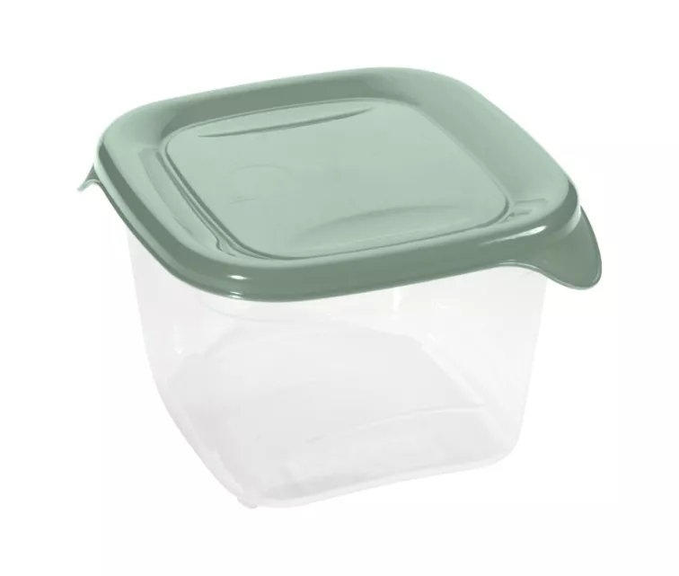 Kvadratinis maisto indas 1,2 l „Fresh&Go“ žalias