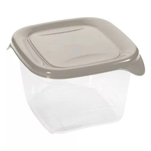 Square food container 1.2L Fresh&Go beige
