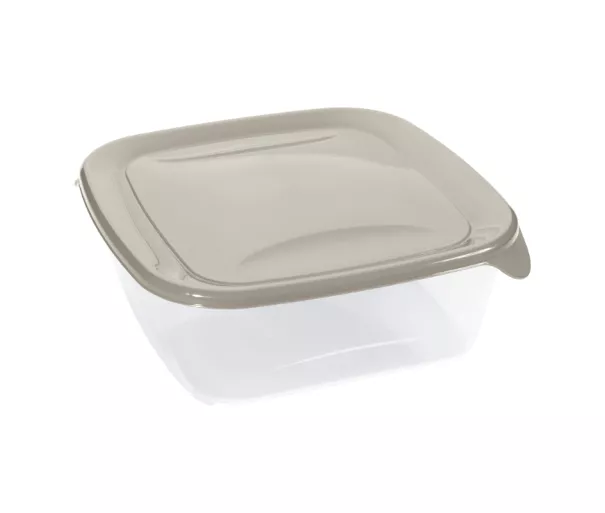 Square food container 1.7L Fresh&Go beige
