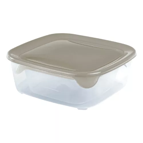 Toidunõude komplekt 3 tk ristkülikukujuline 0.25+0.8+1.7L Fresh&Go beež