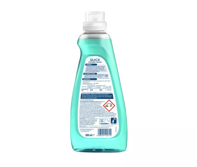 Šķidrais veļas mazgāšanas līdzeklis Quick Power Wash Odour Protect Sport 800ml