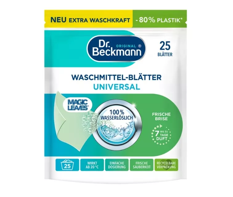 Veļas mazgāšanas plāksnes Magic Leaves Spring Fresh 25 gab.