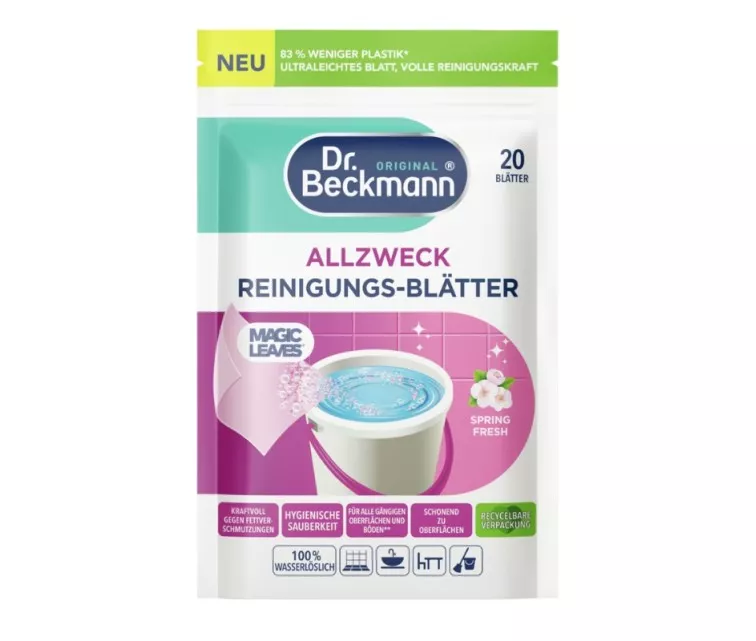 Põranda- ja erinevad pinnapuhastuslehed Magic Leaves Spring Fresh 20 tk.