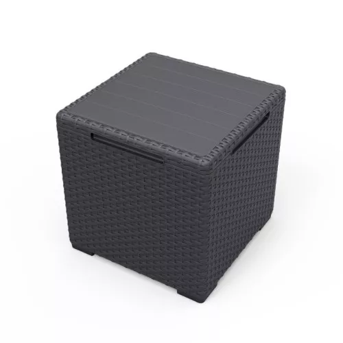 Garden table/storage box Vigo grey
