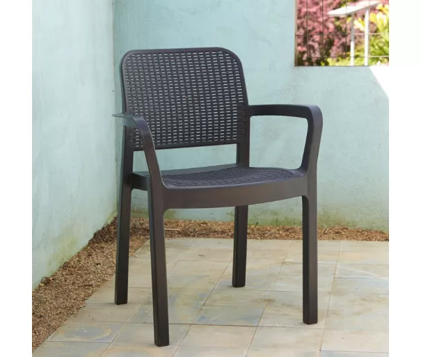 Garden chair Samanna brown