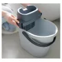 Oval bucket with flat push button Eco Ego
