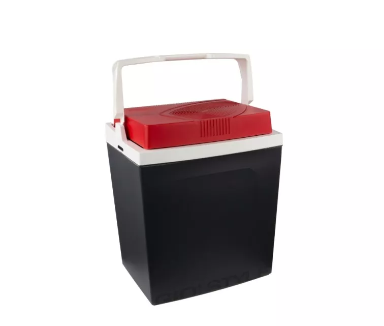 Cool box electric Brio 26 12/230V assorted dark gray-red/blue