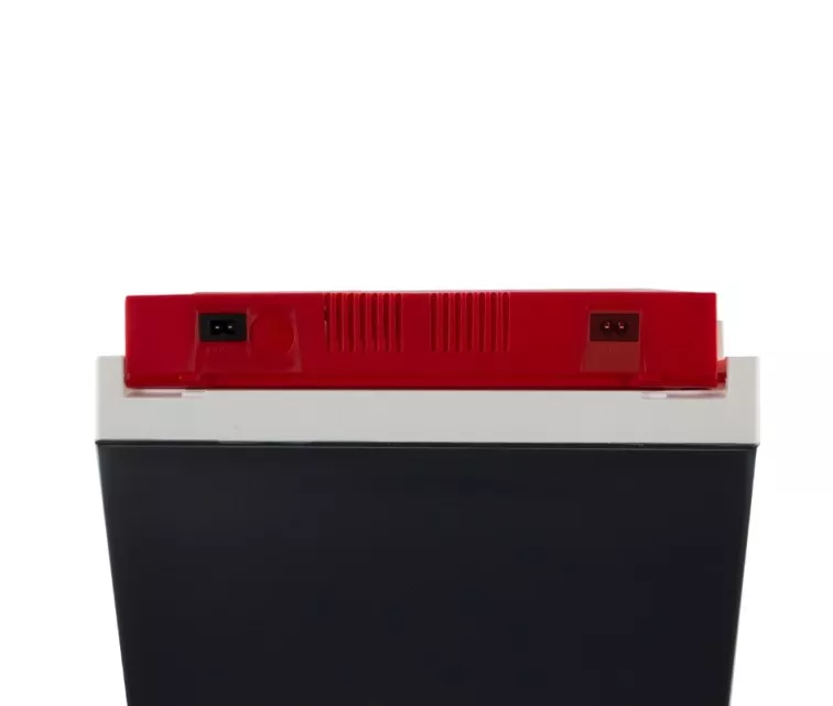 Cool box electric Brio 26 12/230V assorted dark gray-red/blue