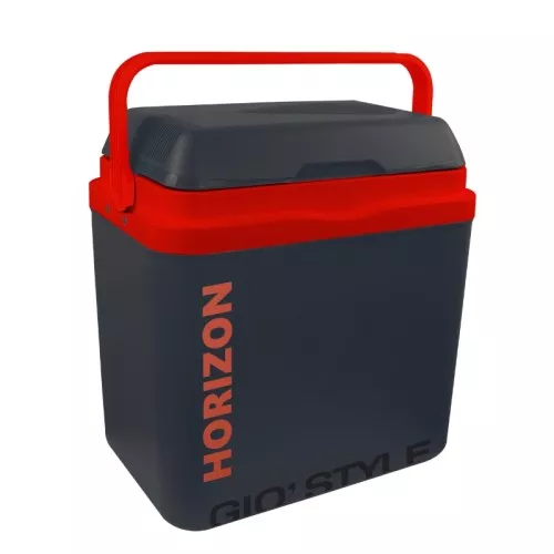 Холодильник электрический Horizon L 12/230В Hot and Cold 26л темно-серый/красный