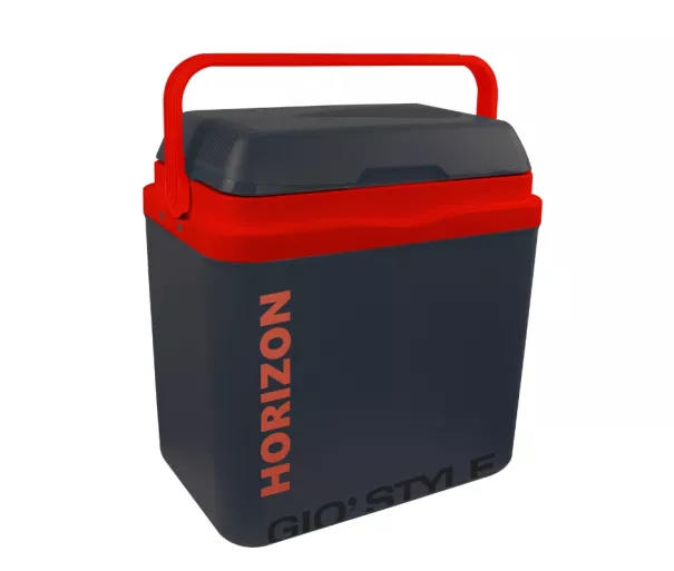 Aukstuma kaste elektriskā Horizon L 12/230V Hot and Cold 26L tumši pelēka/sarkana