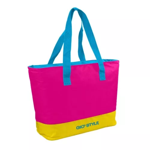 Thermal bag Beach Fluo Tote assorted, green/pink//yellow/light blue