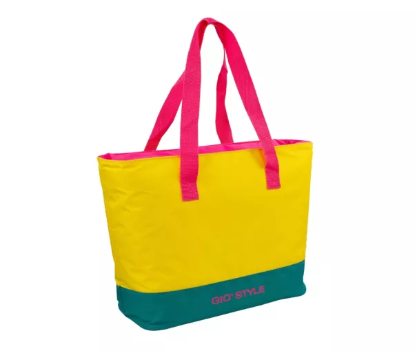Thermal bag Beach Fluo Tote assorted, green/pink//yellow/light blue