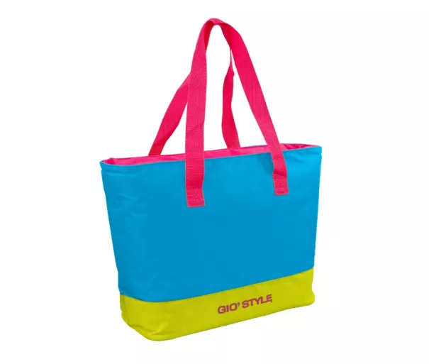 Thermal bag Beach Fluo Tote assorted, green/pink//yellow/light blue