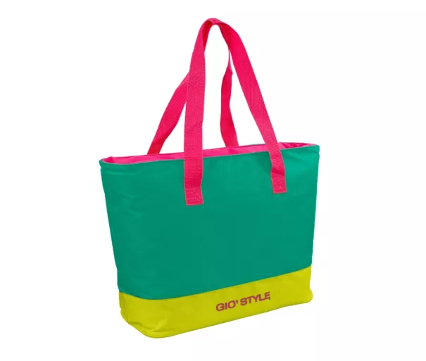 Thermal bag Beach Fluo Tote assorted, green/pink//yellow/light blue