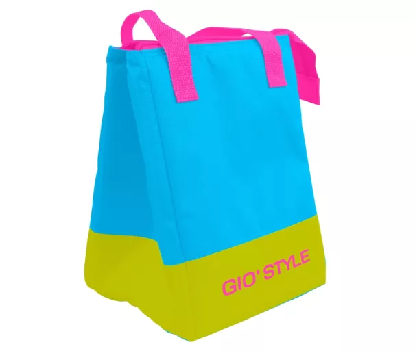 Thermal bag Beach Fluo Lunche Bag assorted, green/pink//yellow/light blue