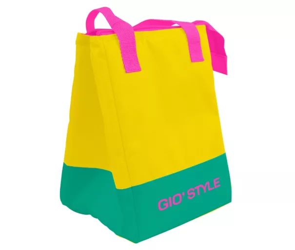 Thermal bag Beach Fluo Lunche Bag assorted, green/pink//yellow/light blue
