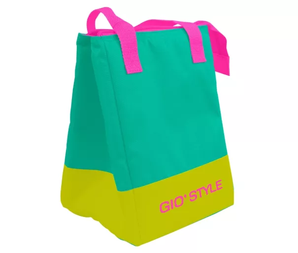 Thermal bag Beach Fluo Lunche Bag assorted, green/pink//yellow/light blue