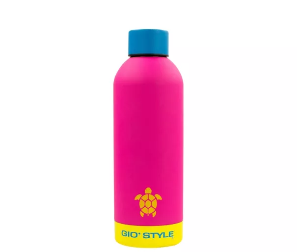 Bottle Fluo 0.5L assorted pink/yellow/green/blue