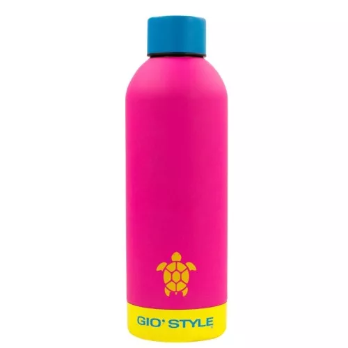 Bottle Fluo 0.75L assorted pink/yellow/green/blue