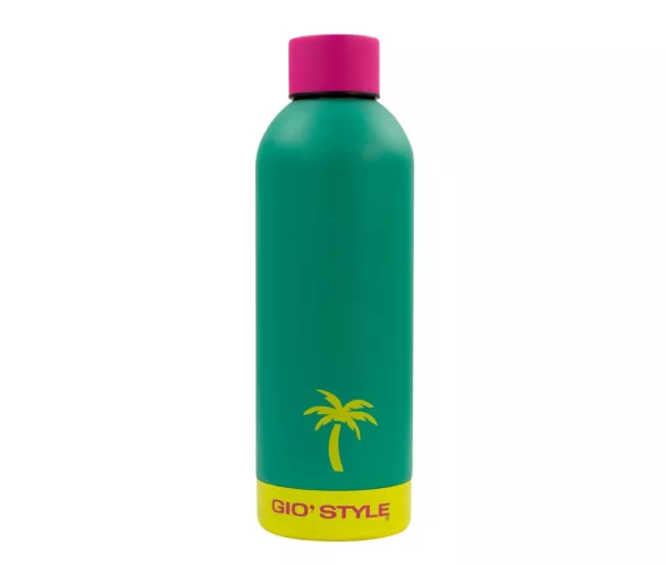 Bottle Fluo 0.75L assorted pink/yellow/green/blue