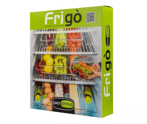 Universal refrigerator shelf with food drawer Frigo 38-53.3x35.5x8.7cm