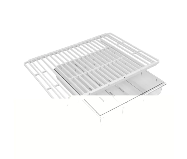 Universaalne külmkapiriiul toiduainete sahtliga Frigo 38-53,3x35,5x8,7cm