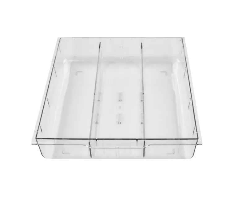 Universaalne külmkapiriiul toiduainete sahtliga Frigo 38-53,3x35,5x8,7cm