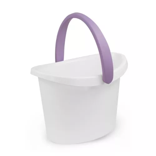 White oval bucket love 9.5L assorted