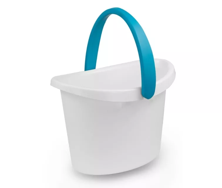 Valge ovaalne ämber love 9,5L assortii