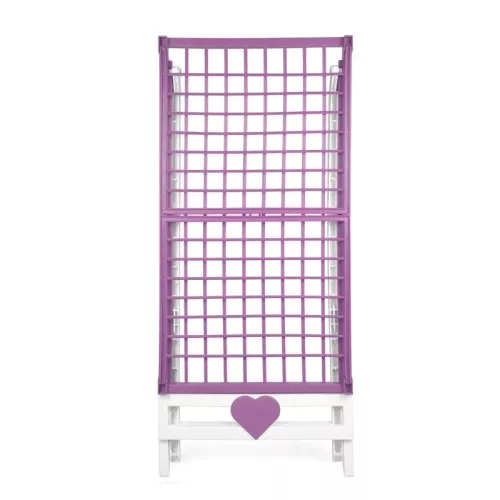 Сушильная машина Love белая/сиреневая 180x56x96 см