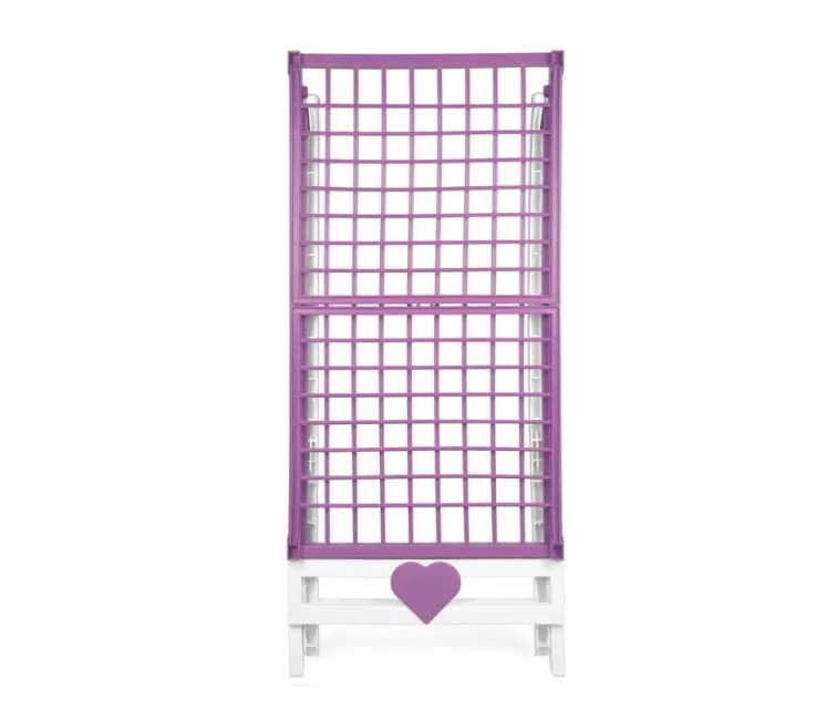 Сушильная машина Love белая/сиреневая 180x56x96 см