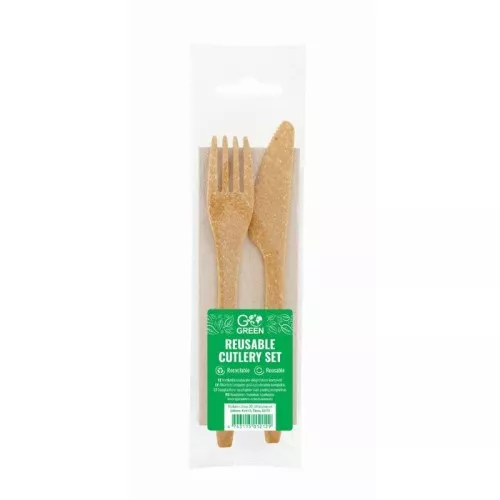 Reusable cutlery set Go Green 
