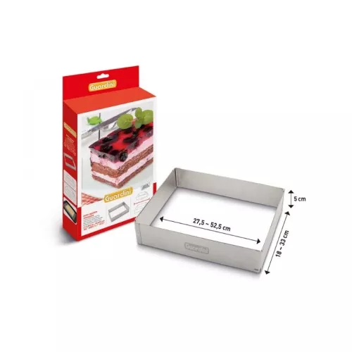 Torto žiedas stačiakampis, kintamo dydžio 18x27,5x5cm>33x52,5x5cm