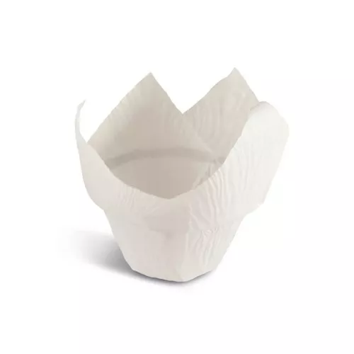 Формы для выпечки 12 шт. белые Фритюрница Ø8,5x8 см 