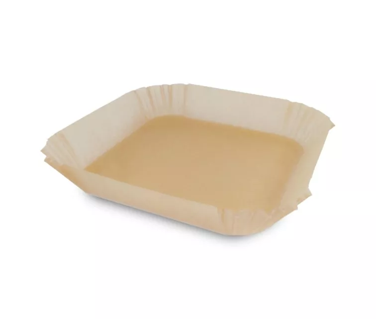Квадратные бумажные формочки 50 шт. Фритюрница 20x20x4.7см