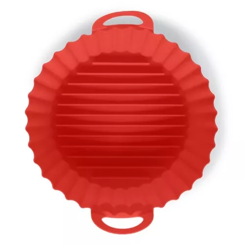 Küpsetusvorm ümmargune sangadega silikoon Air Fryer Ø22x5,8cm