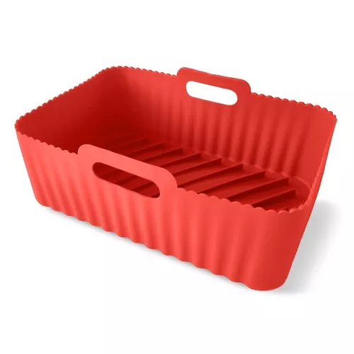 Rectangular baking dish with handles silicone Air Fryer 20x13x7cm