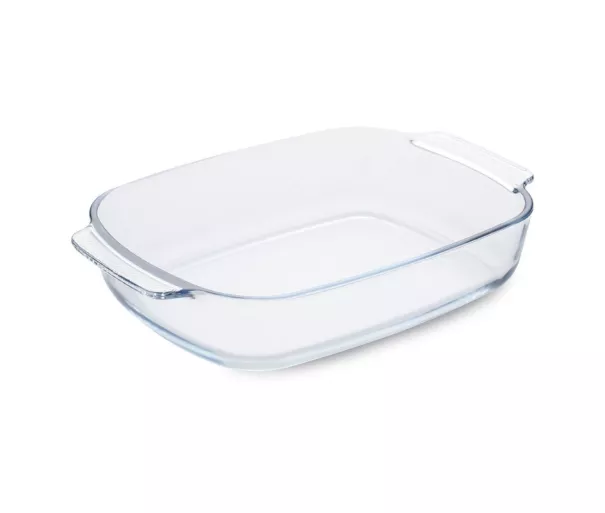 Glass baking dish rectangular Borosilicate Glass 30x20x6cm / 2L