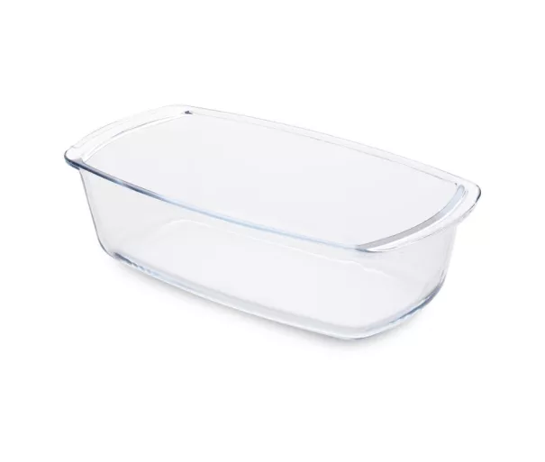 Стеклянная хлебница из боросиликатного стекла 27x14x7см 1,8л