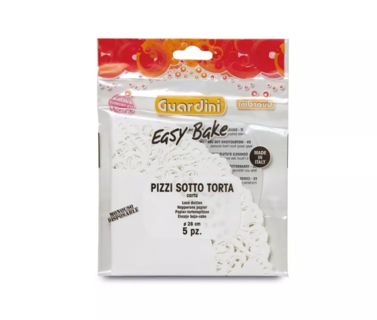 Dekoratyviniai popieriniai padėkliukai 5 vnt. Easy Bake Ø28 cm