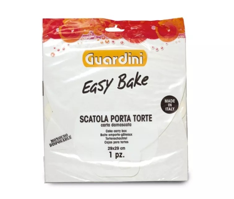 Easy Bake Paper Cake Carrying Box 29x29x9cm