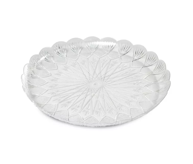 Plastic trays transparent set of 3 Easy Bake Ø27cm