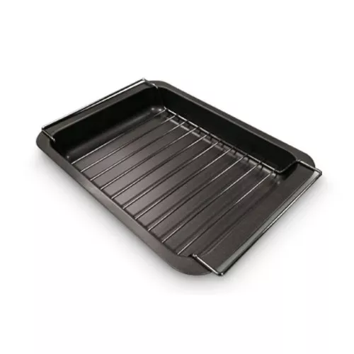 Baking tray with grill grates Gardenia 36,5 x 27 x 5 cm