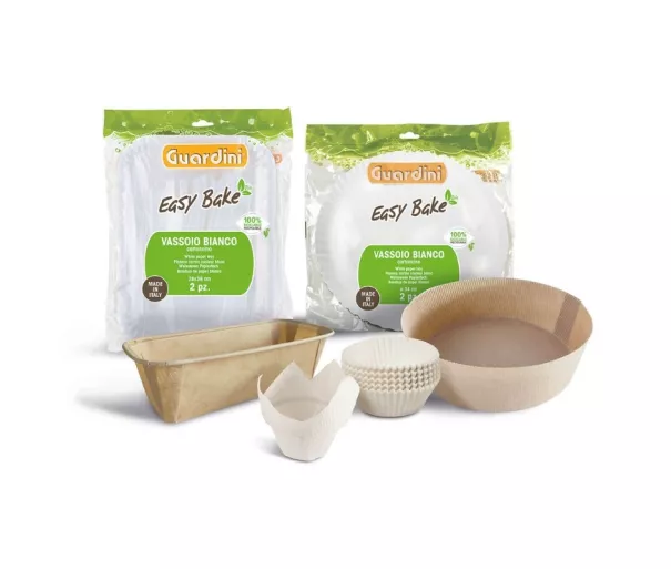 Papīra paplātes baltas komplekts 3 gab. Easy Bake Bio Ø31cm
