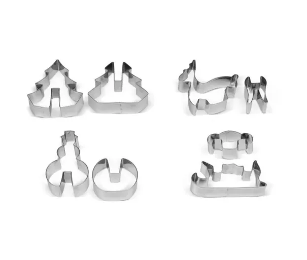 3D форма для пряников набор из 4 штук в коробке 21 x 12,5 x 2 см