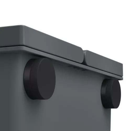 Настенный контейнер для мусора FlexBox S / 7 л / темно-серый