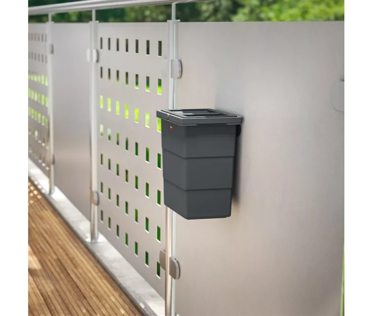 Wall-mounted waste bin FlexBox S / 7L / dark grey