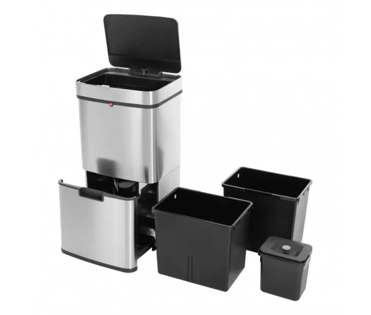 Atliekų rūšiavimo sistema Öko Vario XL / 2x25L / nerūdijantis plienas