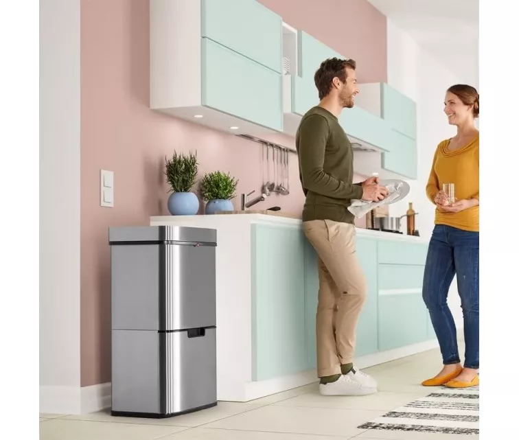 Atliekų rūšiavimo sistema Öko Vario XL / 2x25L / nerūdijantis plienas