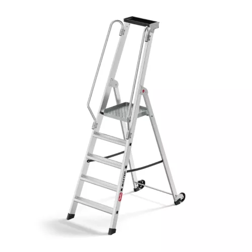 Ladder mobile platforms Master P80 / aluminum / 5 steps